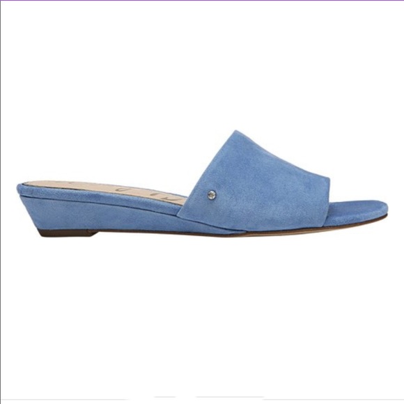 NWT Sam Edelman Liliana Blue Wedge - Picture 3 of 5